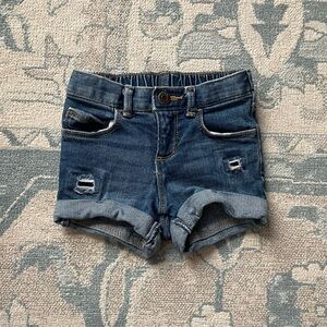 Old Navy Distressed Medium Wash Jean Shorts